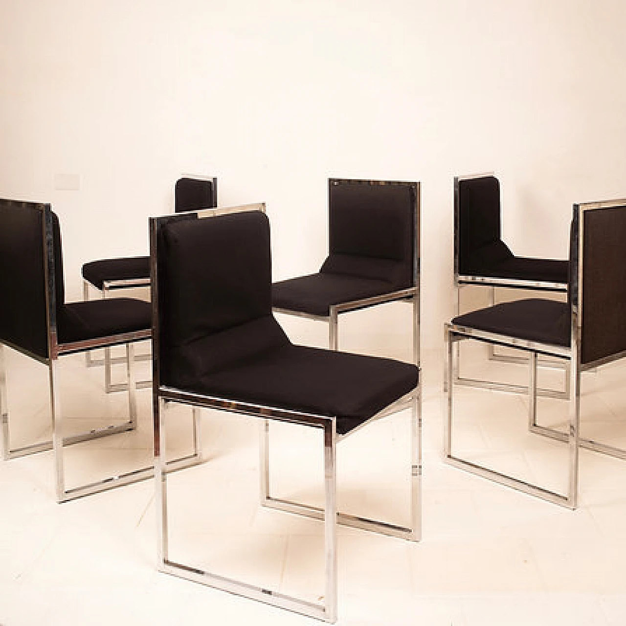 6 Wright-Wright chairs by Nanda Vigo for Driade, 1972 10