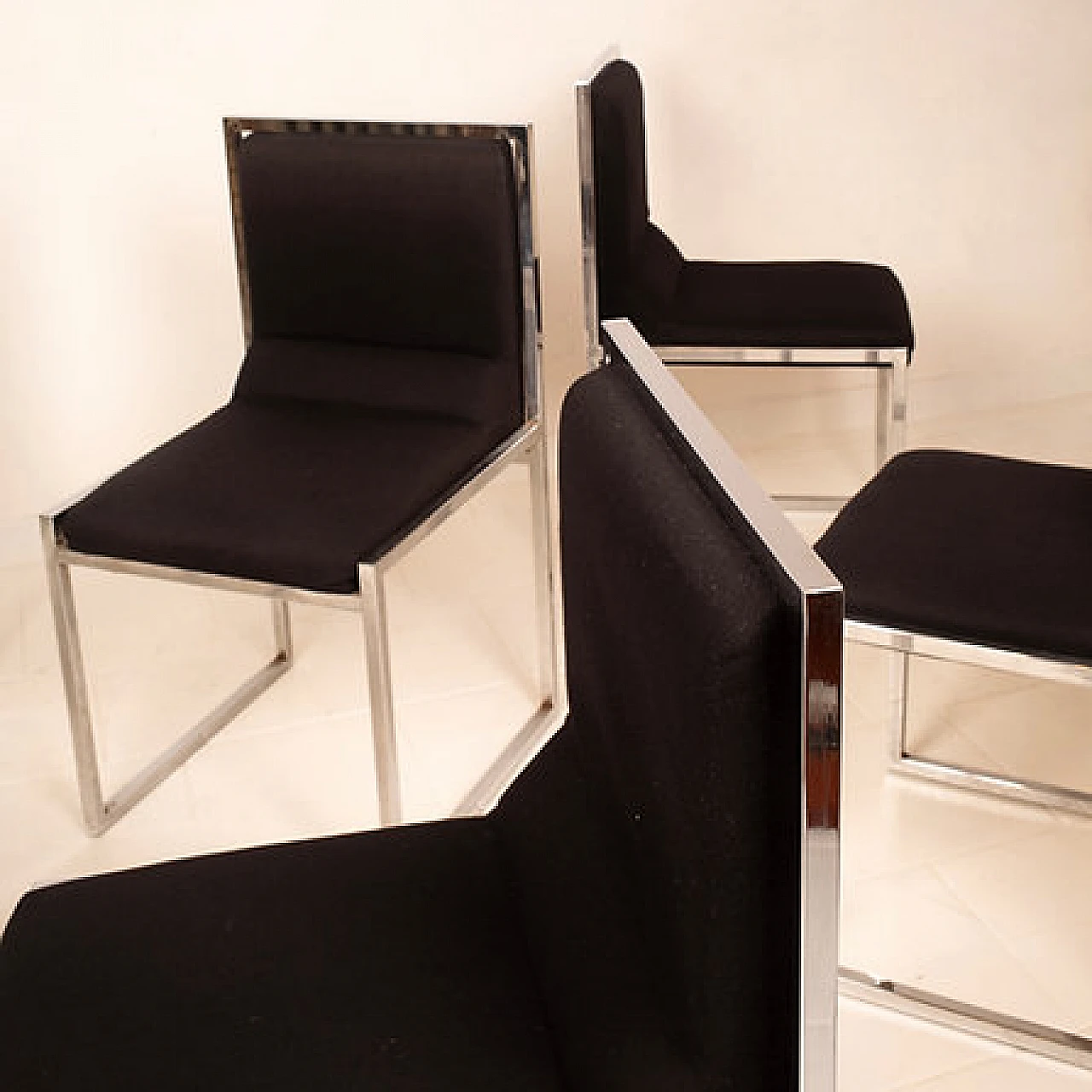 6 Wright-Wright chairs by Nanda Vigo for Driade, 1972 14