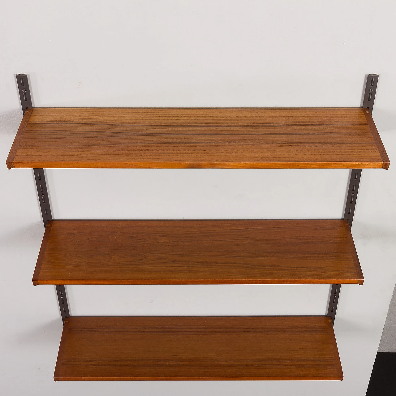 Teak and metal bookcase by Kristiansen for FM Møbler, 1960s 6