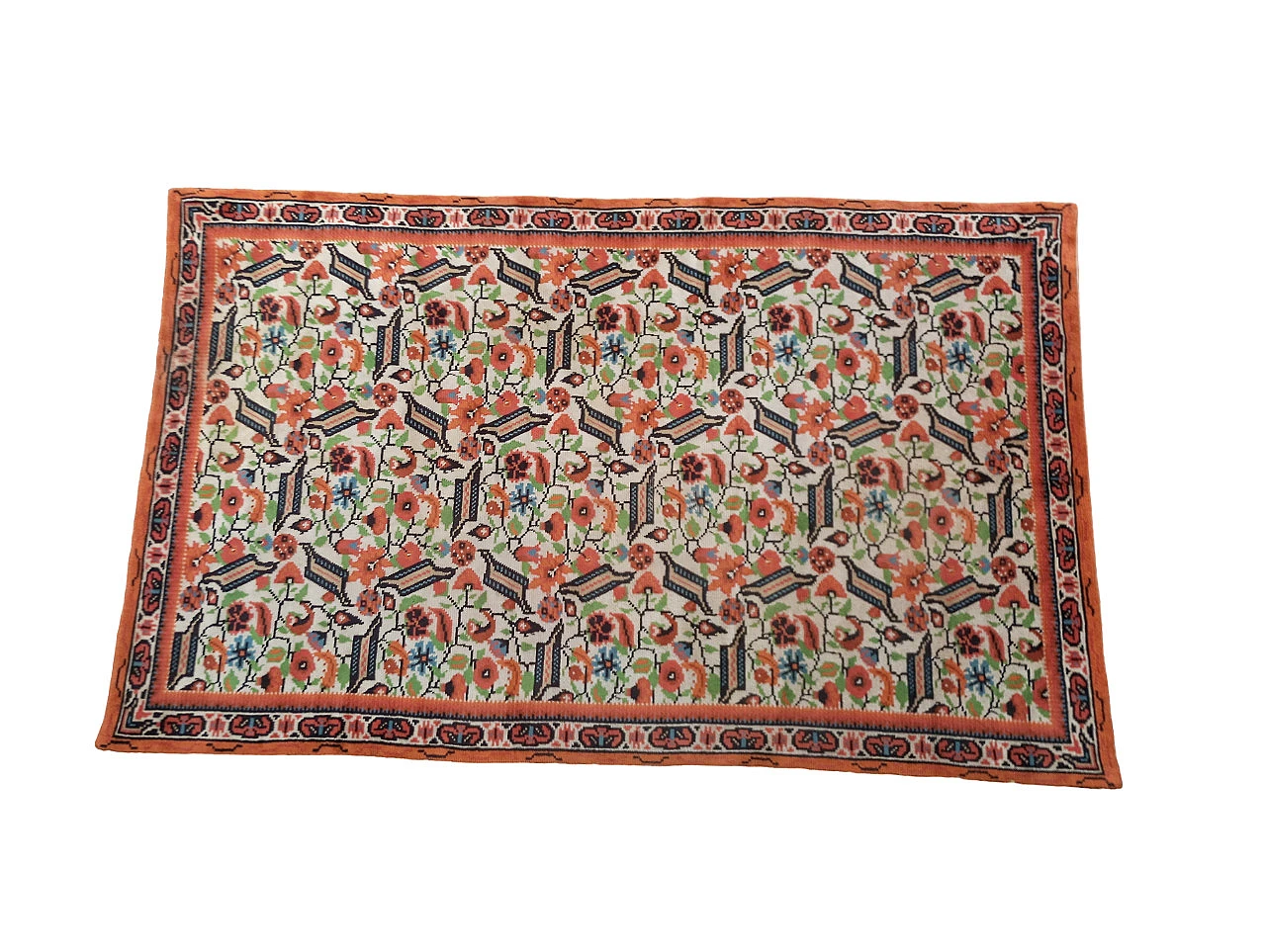 Anatolian-style carpet with Ushak bird design, 1950s 1