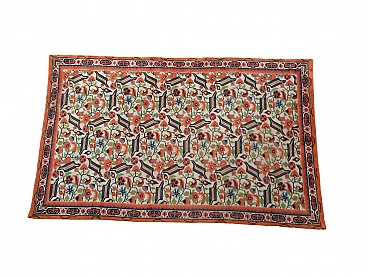 Anatolian-style carpet with Ushak bird design, 1950s
