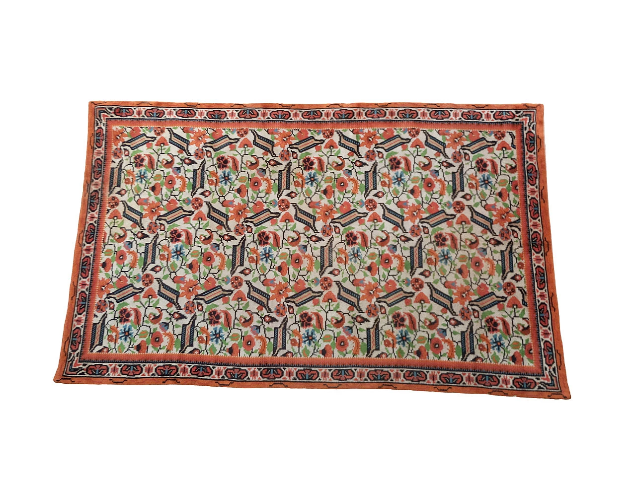 Anatolian-style carpet with Ushak bird design, 1950s 10