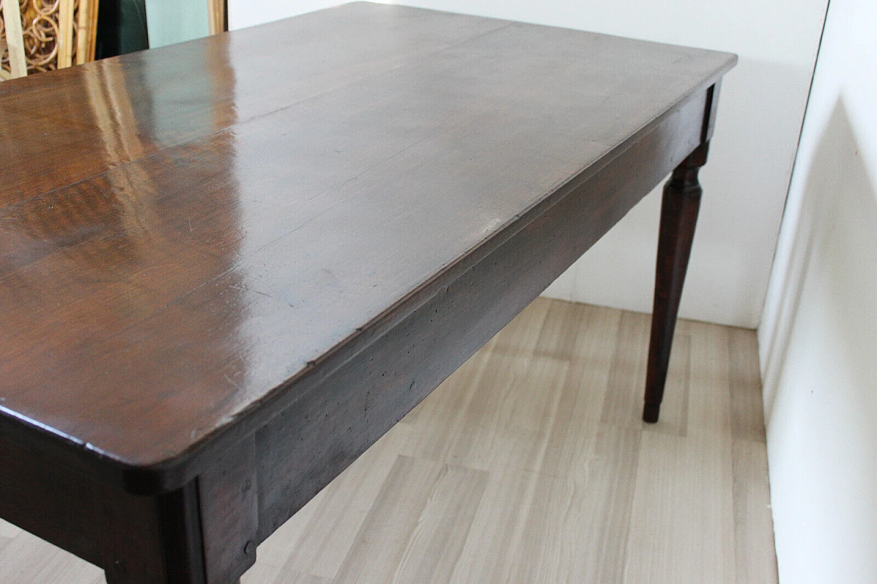 Empire walnut writing desk, early 19th century 11