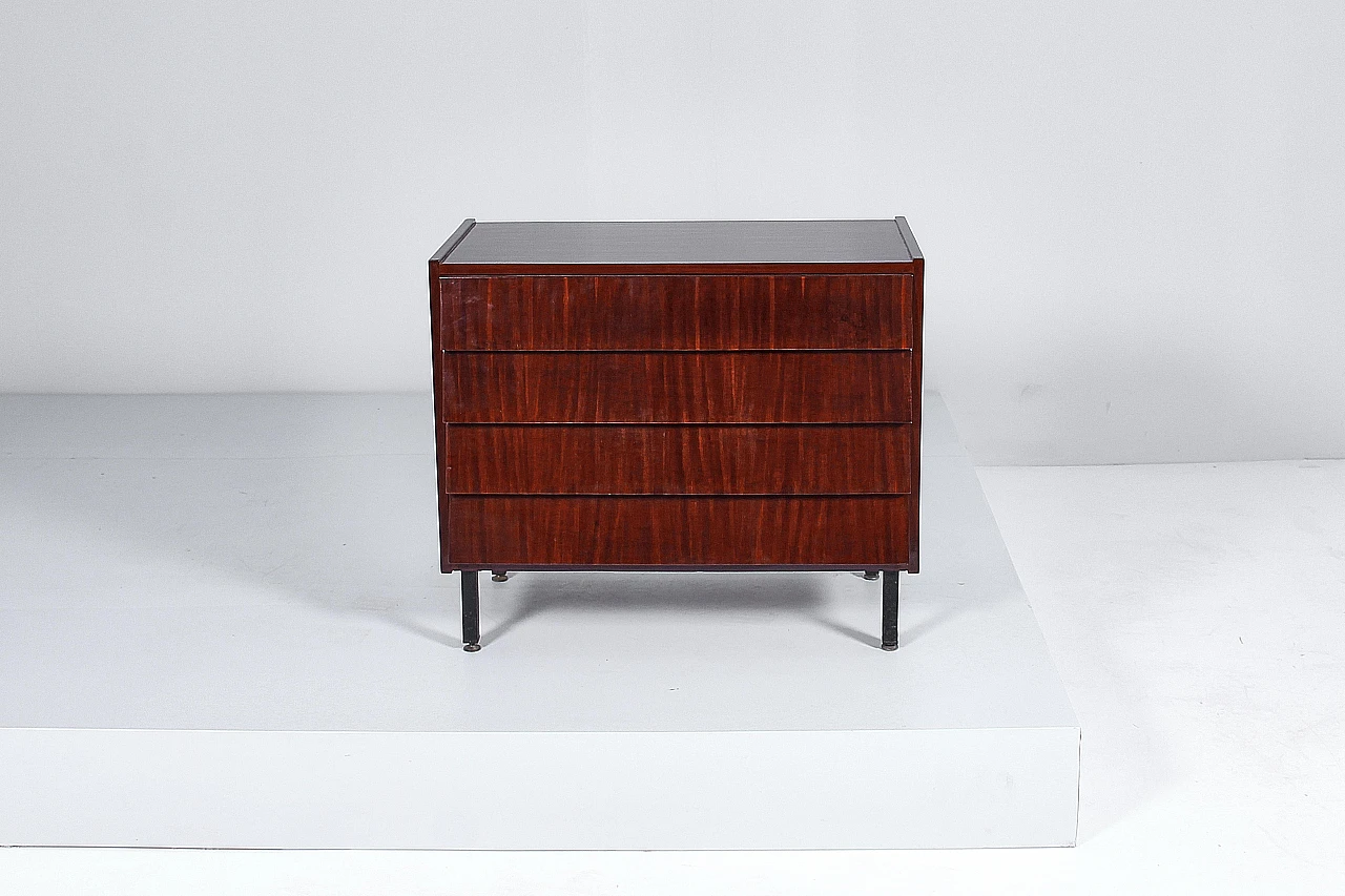 Wooden chest of drawers by Carlo Graffi for Home Torino, 1960s 2