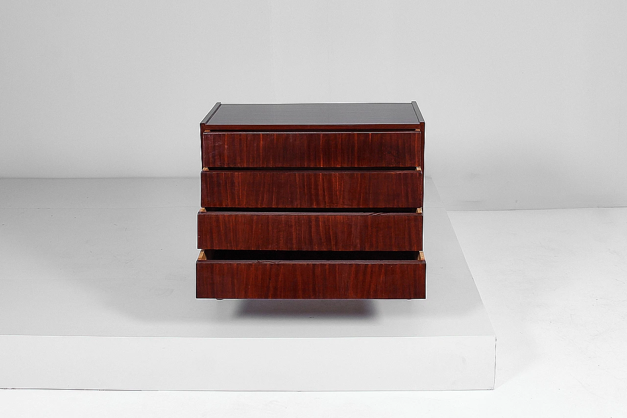 Wooden chest of drawers by Carlo Graffi for Home Torino, 1960s 3