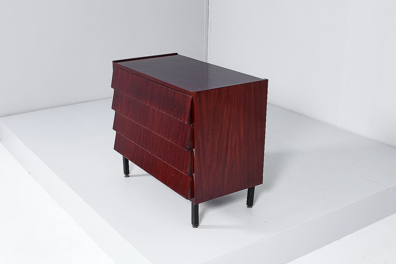Wooden chest of drawers by Carlo Graffi for Home Torino, 1960s 5