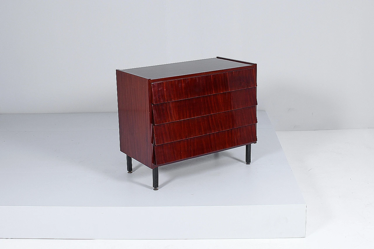 Wooden chest of drawers by Carlo Graffi for Home Torino, 1960s 6
