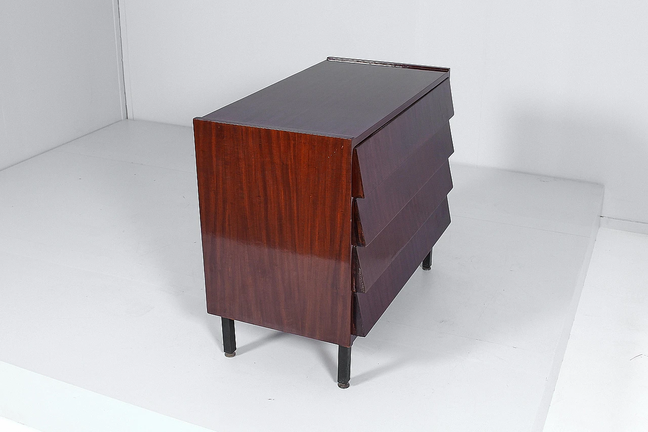 Wooden chest of drawers by Carlo Graffi for Home Torino, 1960s 9