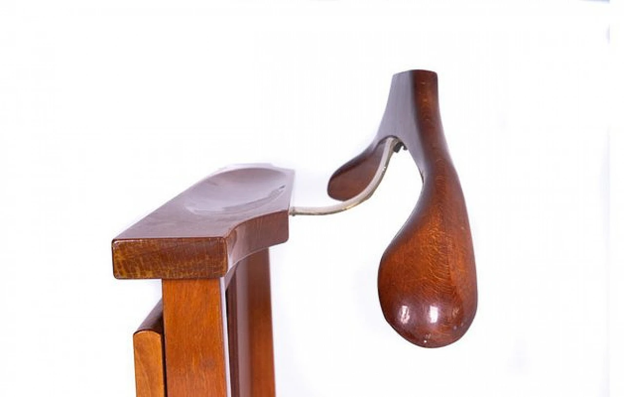 Wooden valent stand by Fratelli Reguitti, 1960s 4