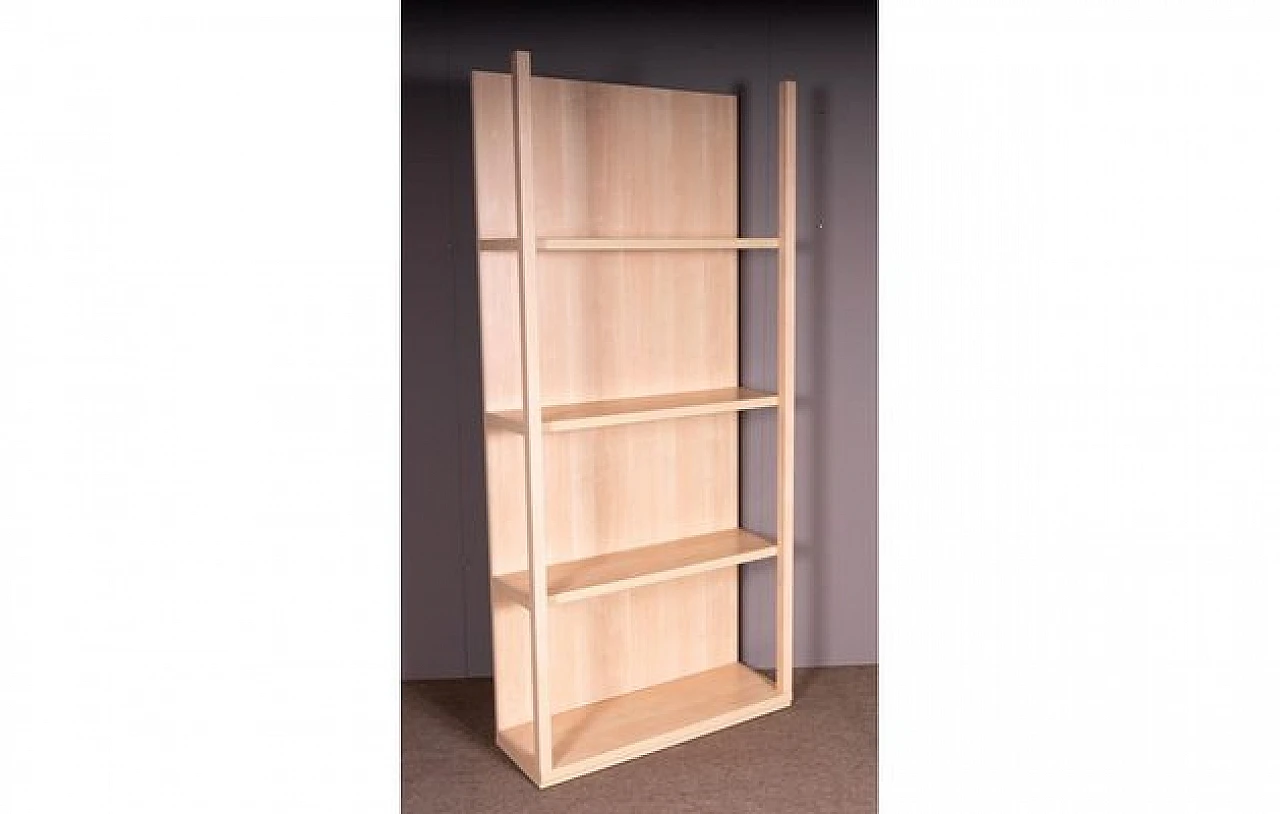 Bookcase in maple wood with 4 shelves, 1960s 2