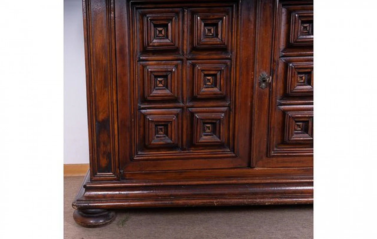 Spanish wooden sideboard with tiles, 1970s 6