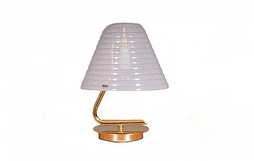 Small table lamp with gilded base, 1970s