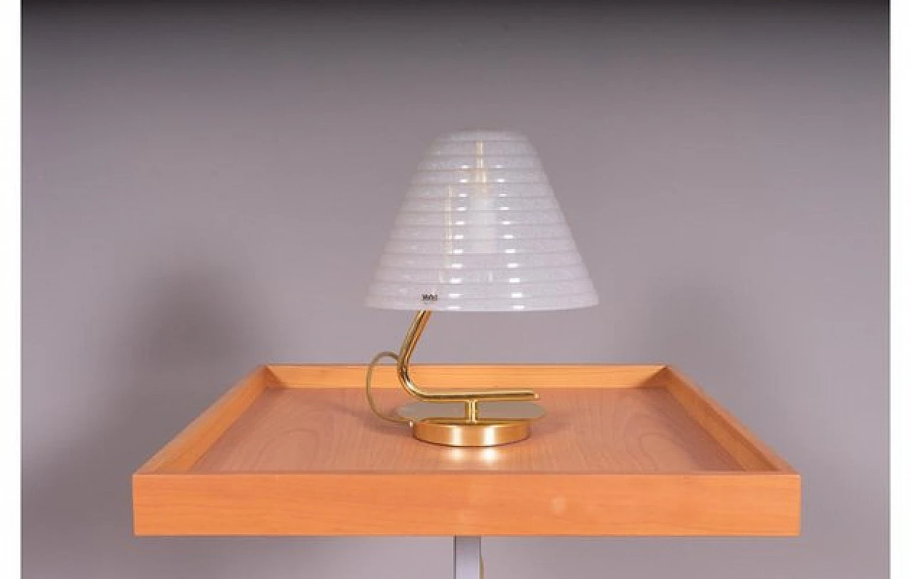 Small table lamp with gilded base, 1970s 2