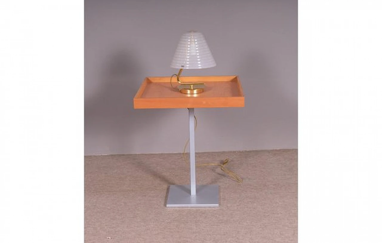 Small table lamp with gilded base, 1970s 3