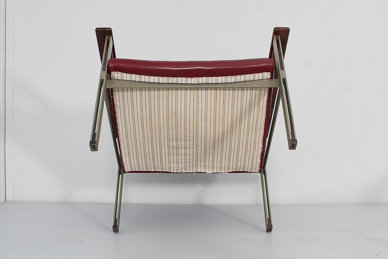 Pair of armchairs attributed to G. Coslin for 3V Arredamenti, 1960s 12