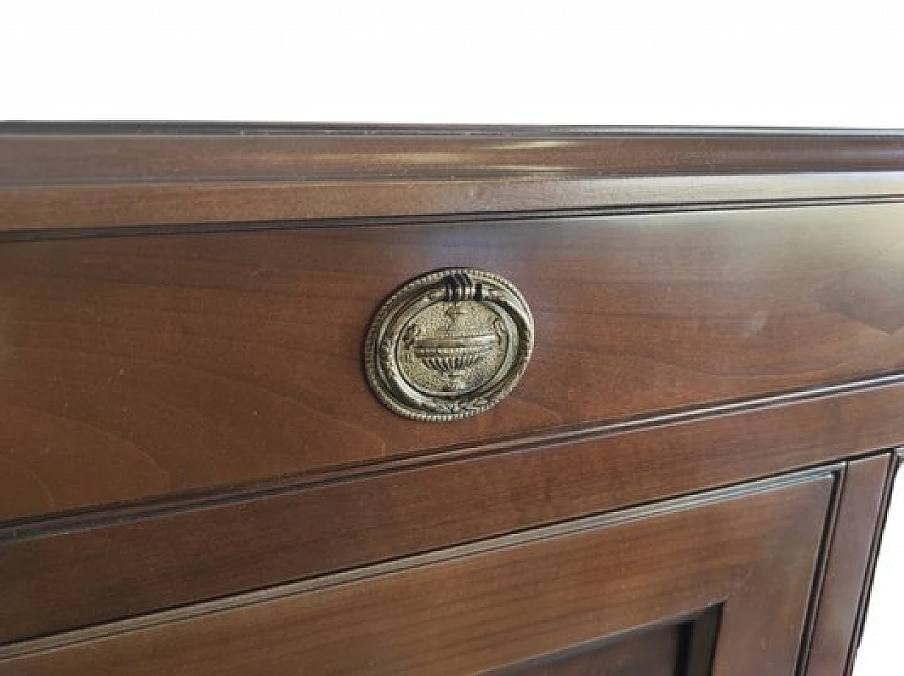 Walnut bar cabinet with inside light, 1980s 3