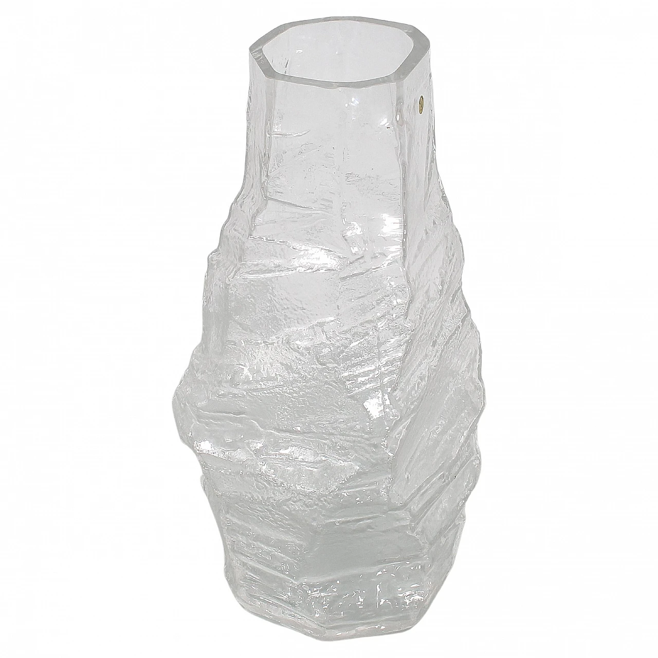 Glacier glass vase by Peill & Putzler, 1970s 1