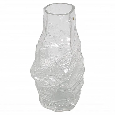 Glacier glass vase by Peill & Putzler, 1970s