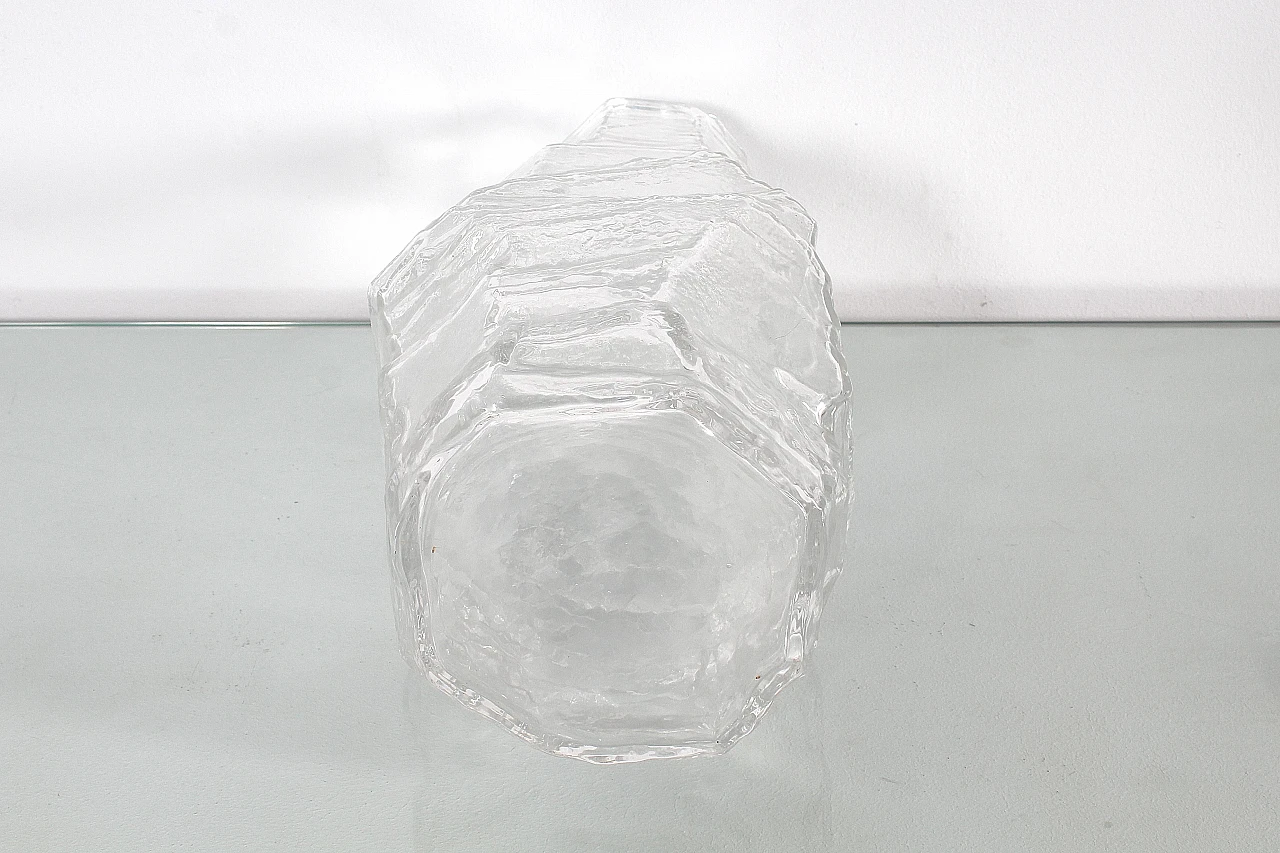 Glacier glass vase by Peill & Putzler, 1970s 10