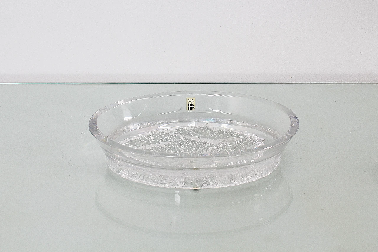 Cratère crystal centrepiece by Daum France, 1960s 2