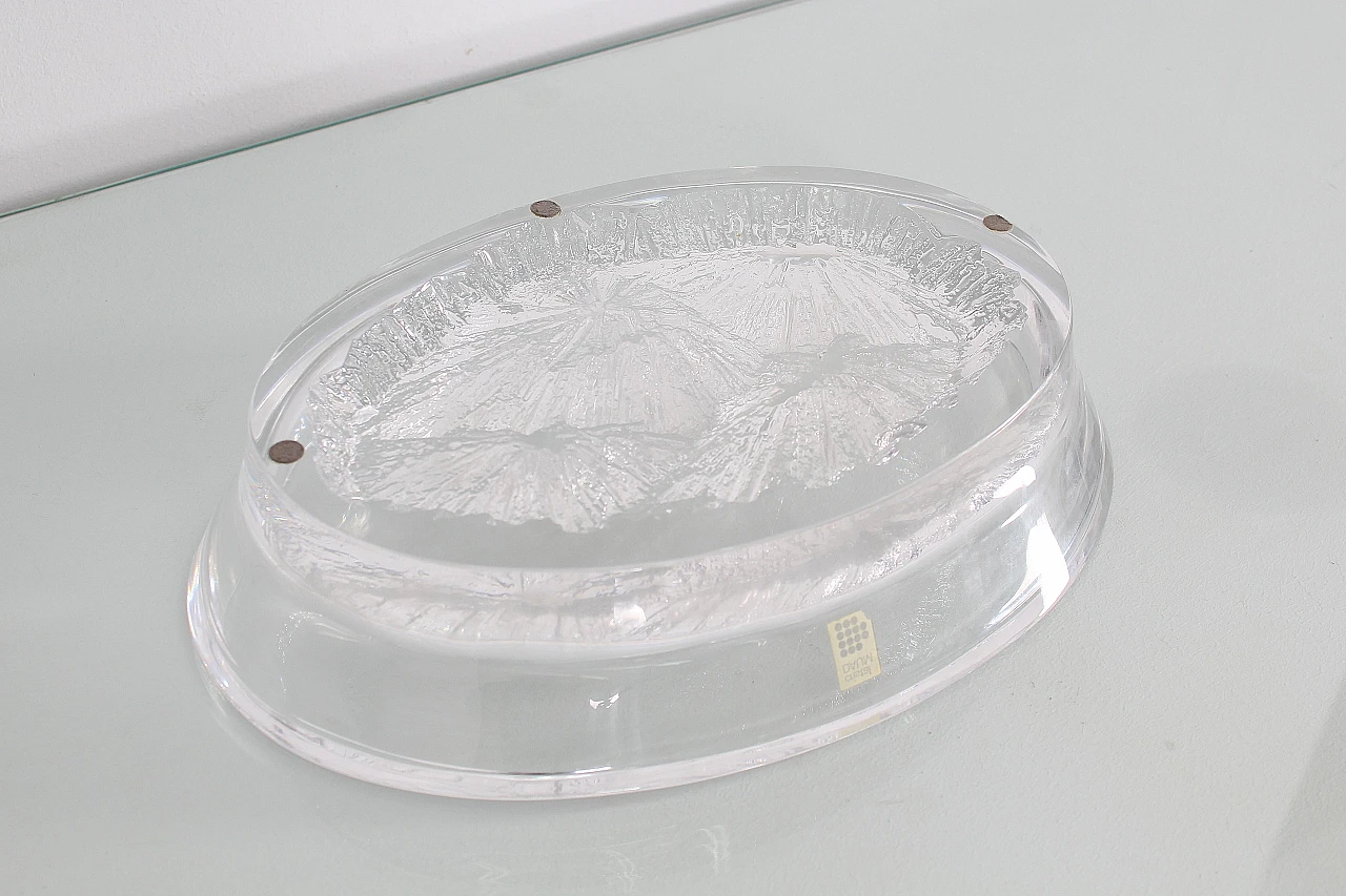 Cratère crystal centrepiece by Daum France, 1960s 6