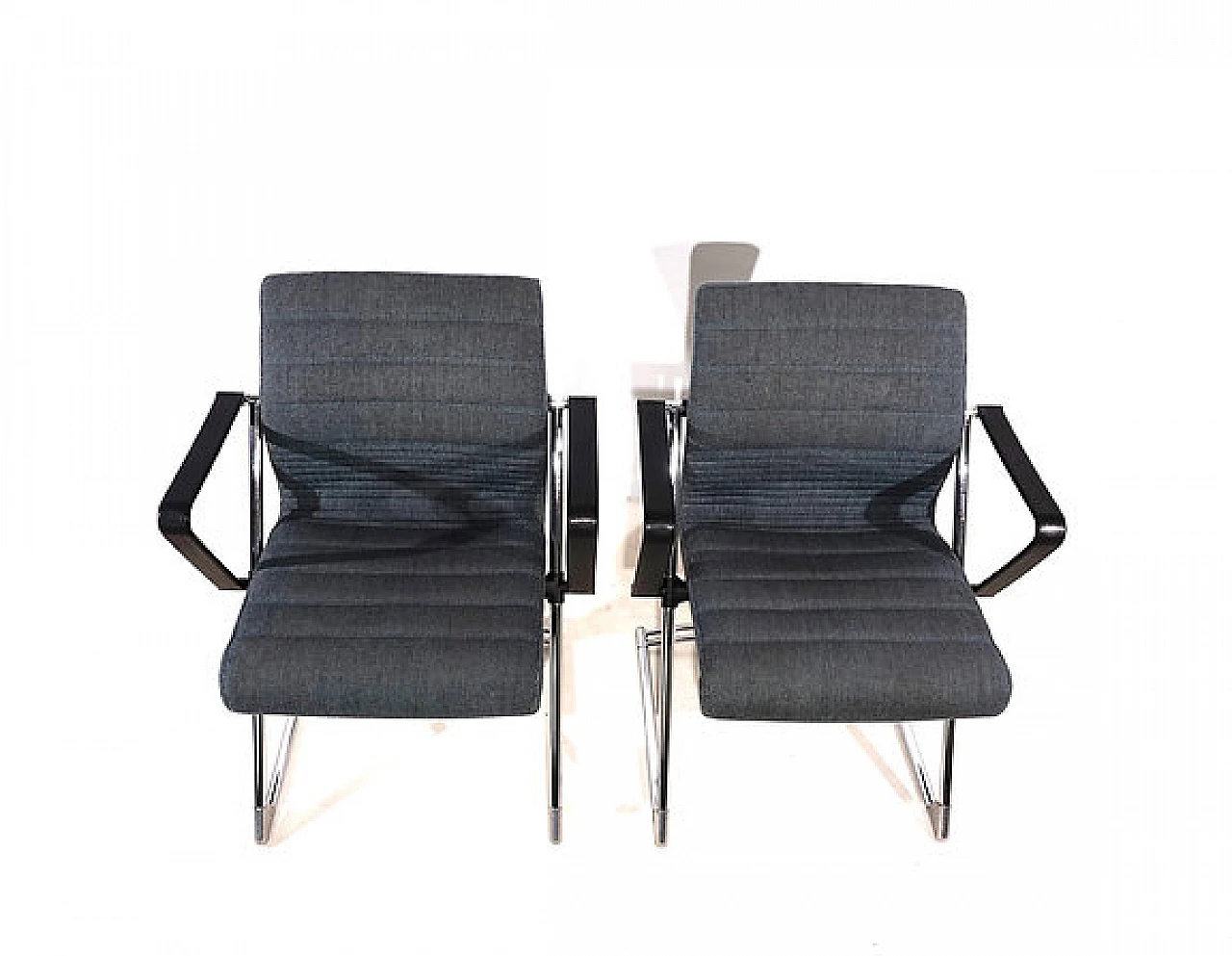 Pair of Z armchairs by Hans Ullrich Bitsch for Drabert, 1980s 5