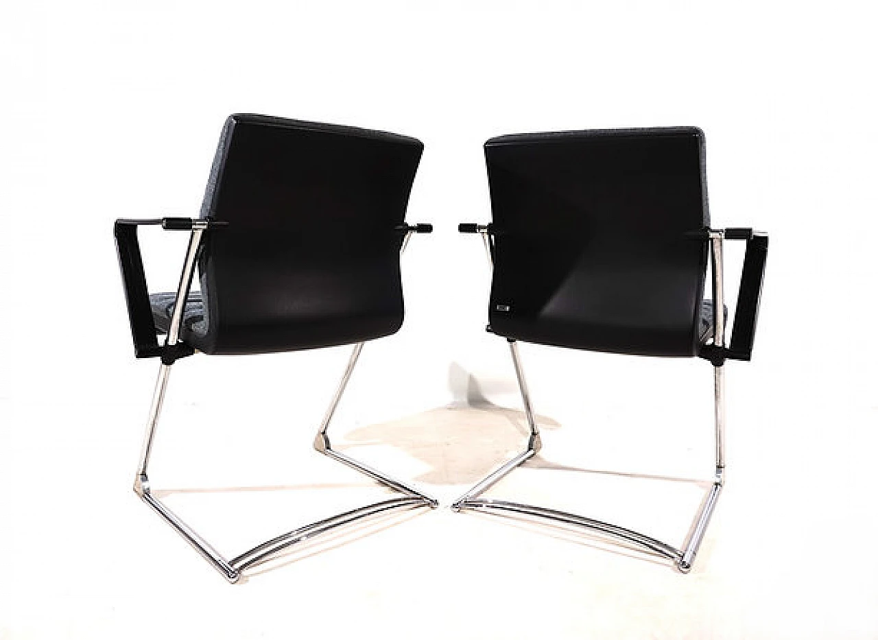 Pair of Z armchairs by Hans Ullrich Bitsch for Drabert, 1980s 6