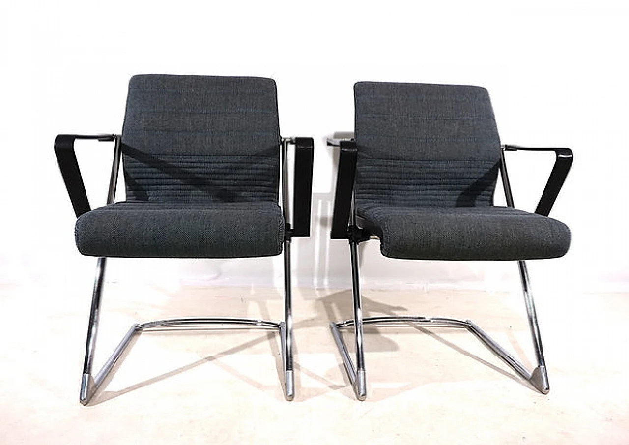 Pair of Z armchairs by Hans Ullrich Bitsch for Drabert, 1980s 14