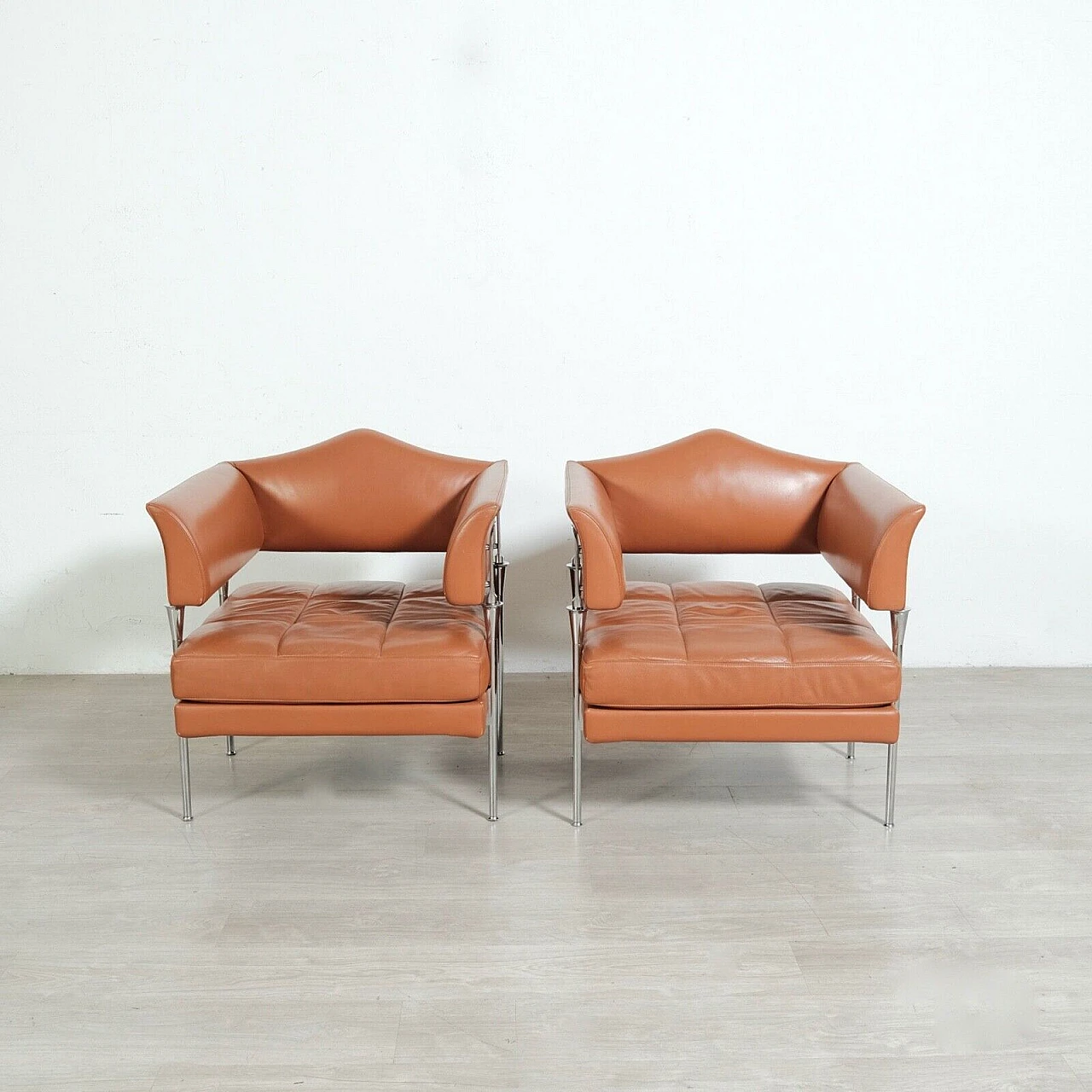 Pair of Hydra Sirius armchairs by Poltrona Frau, 1990s 1