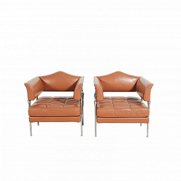 Pair of Hydra Sirius armchairs by Poltrona Frau, 1990s