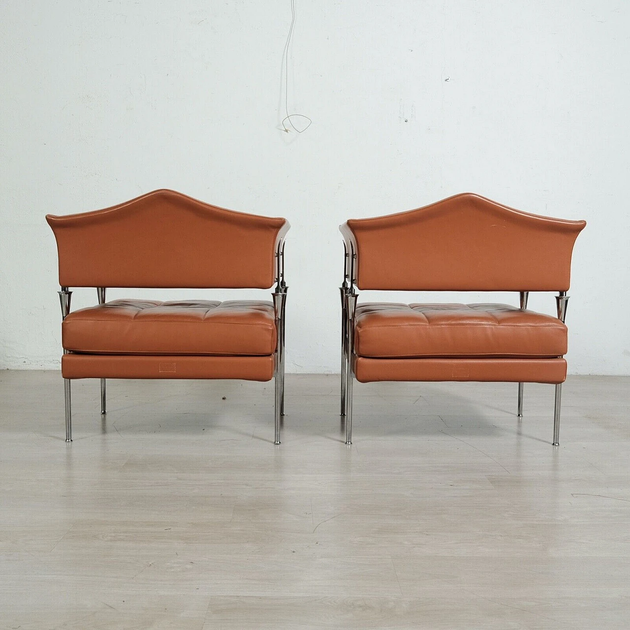 Pair of Hydra Sirius armchairs by Poltrona Frau, 1990s 3