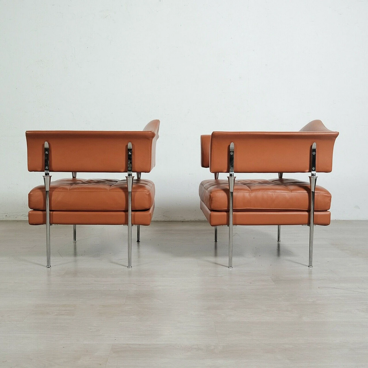 Pair of Hydra Sirius armchairs by Poltrona Frau, 1990s 4