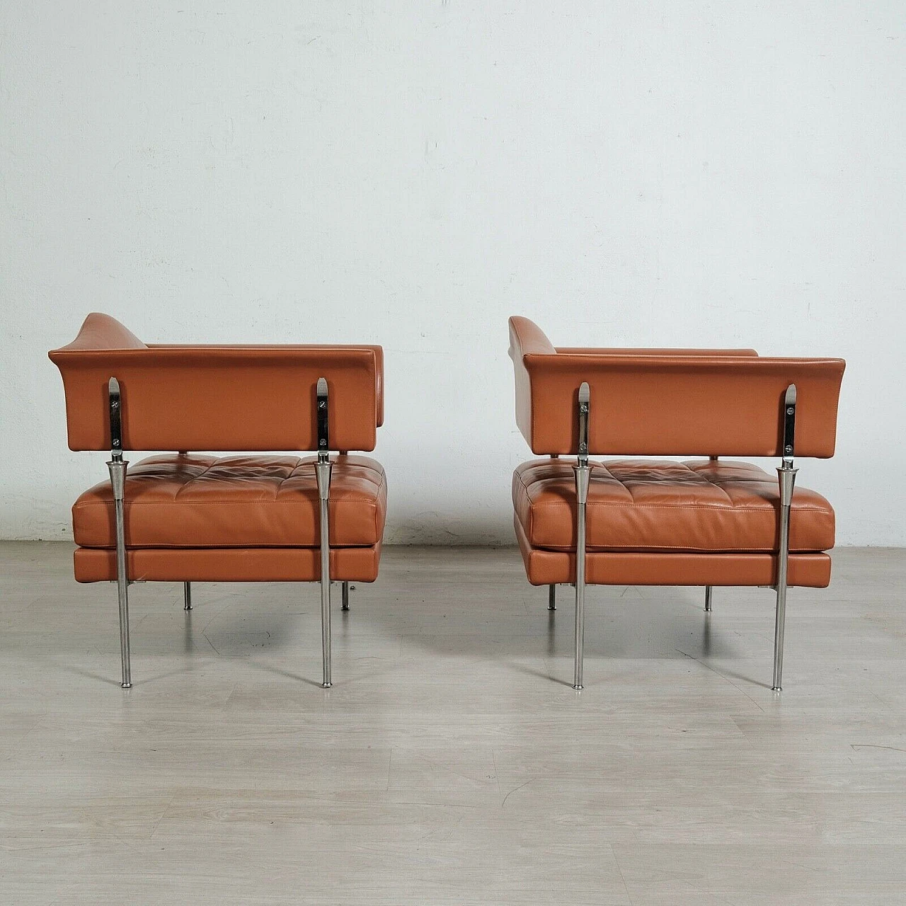 Pair of Hydra Sirius armchairs by Poltrona Frau, 1990s 6