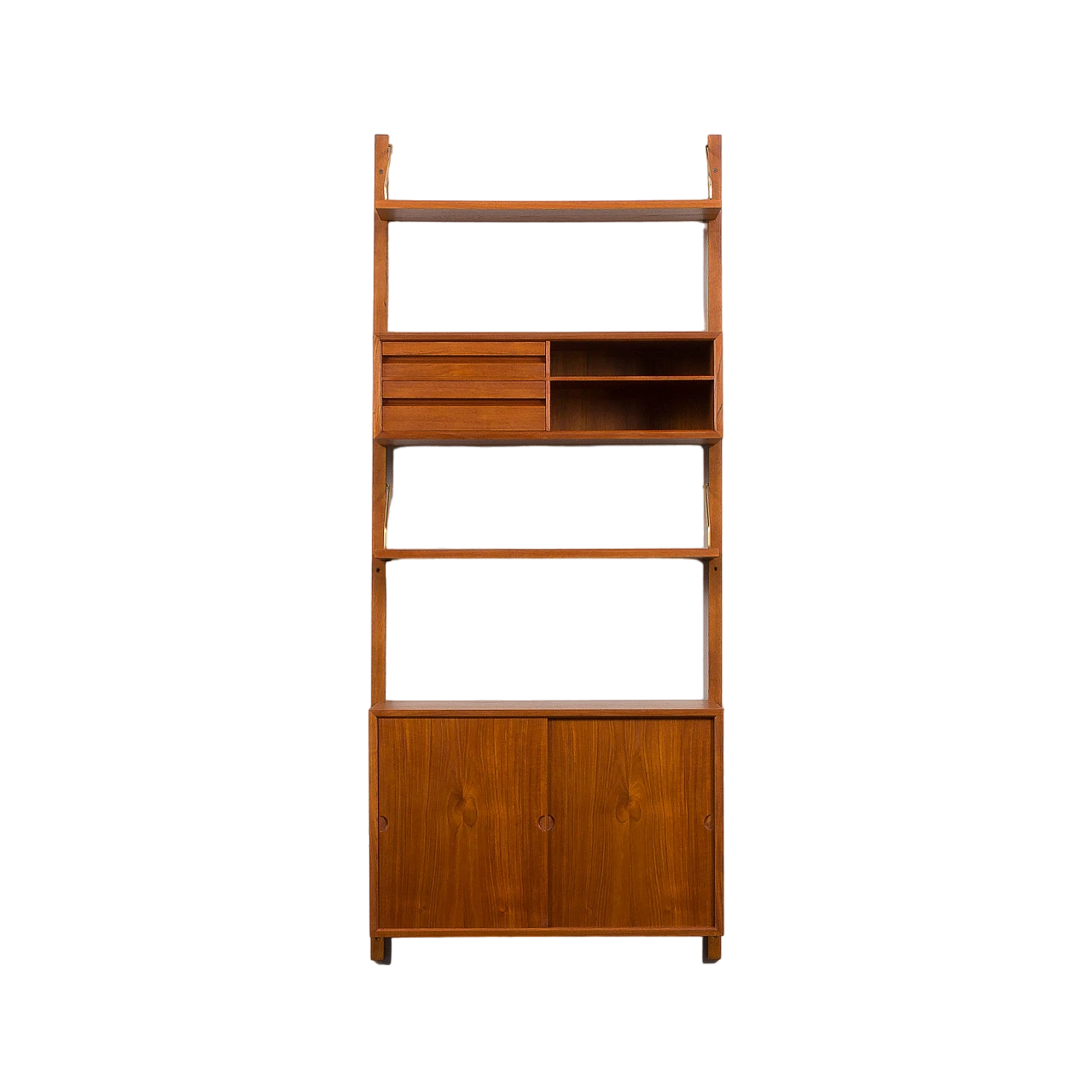 Hanging teak bookcase by Poul Cadovius for Cado, 1960s 2