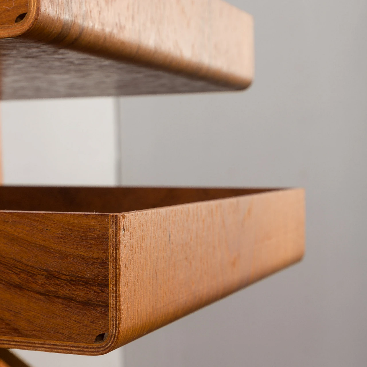 Hanging bookcase with writing desk by Poul Cadovius for Cado, 1960s 13