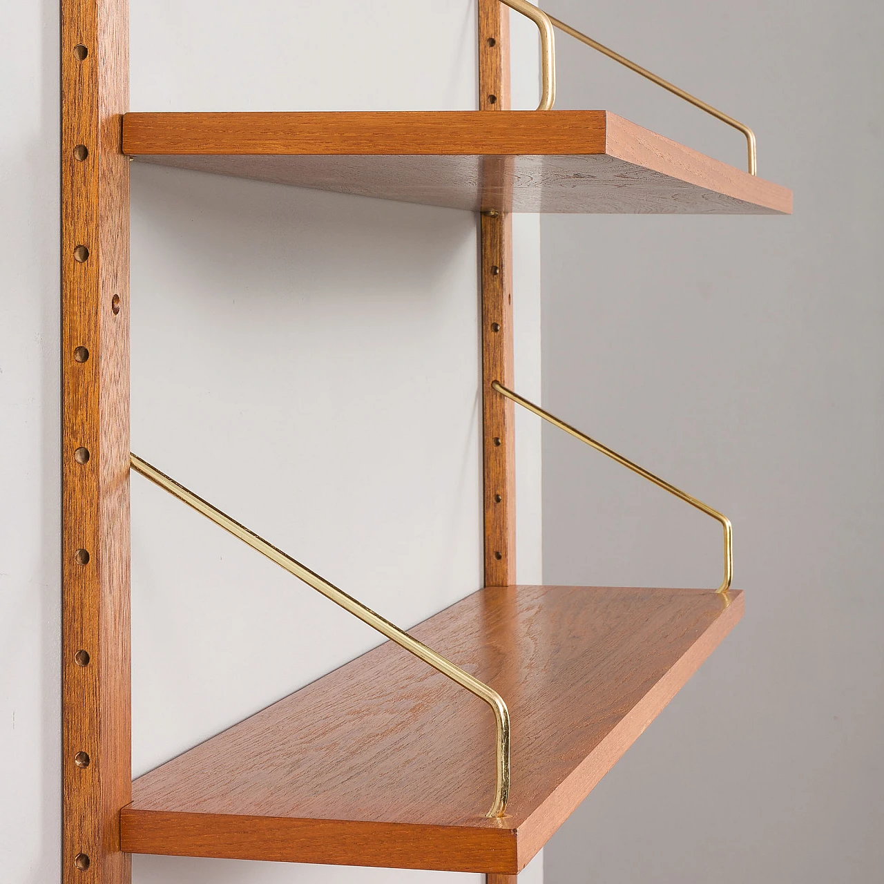 Hanging bookcase with writing desk by Poul Cadovius for Cado, 1960s 15