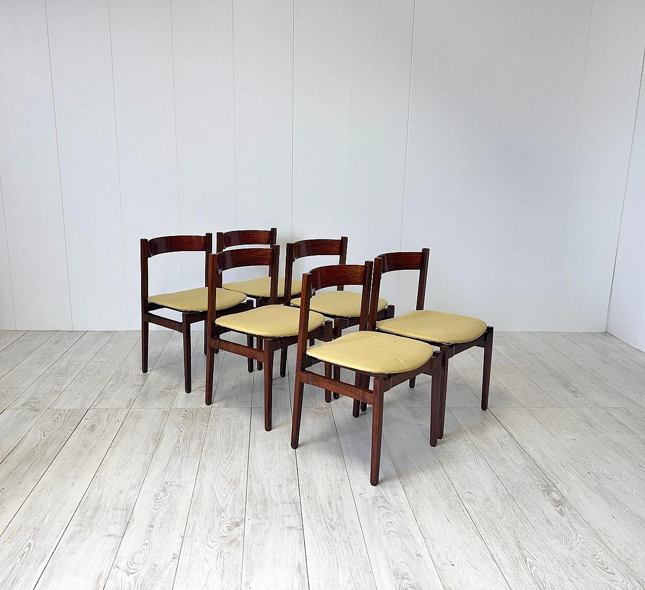 6 Chairs 104 by Gianfranco Frattini for Cassina, 1960s 6