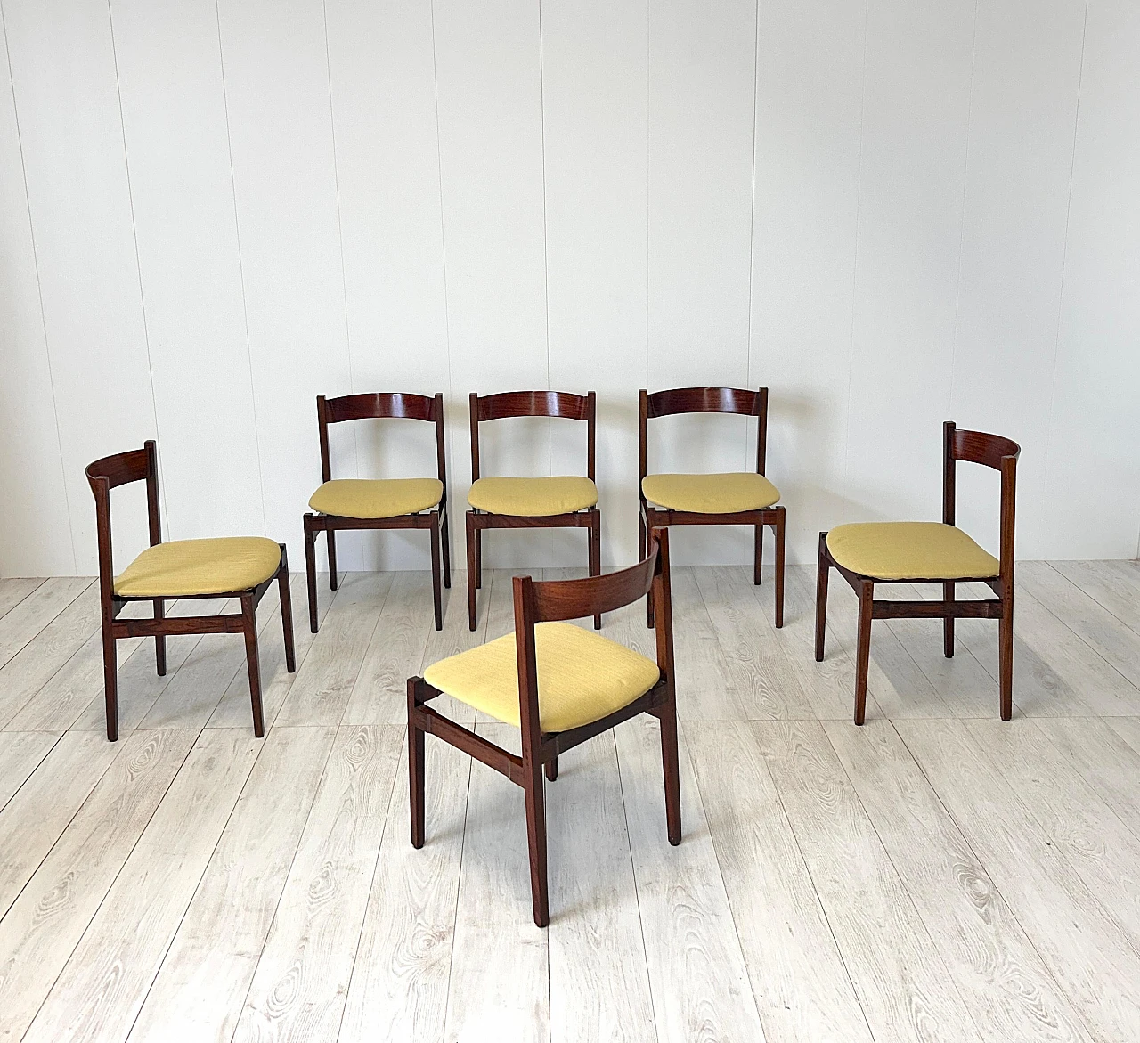 6 Chairs 104 by Gianfranco Frattini for Cassina, 1960s 9