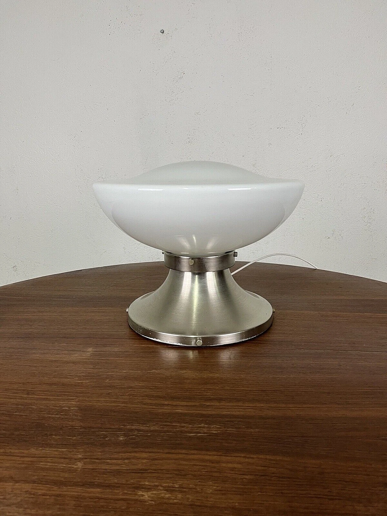 Space Age glass and metal table lamp, 1970s 9