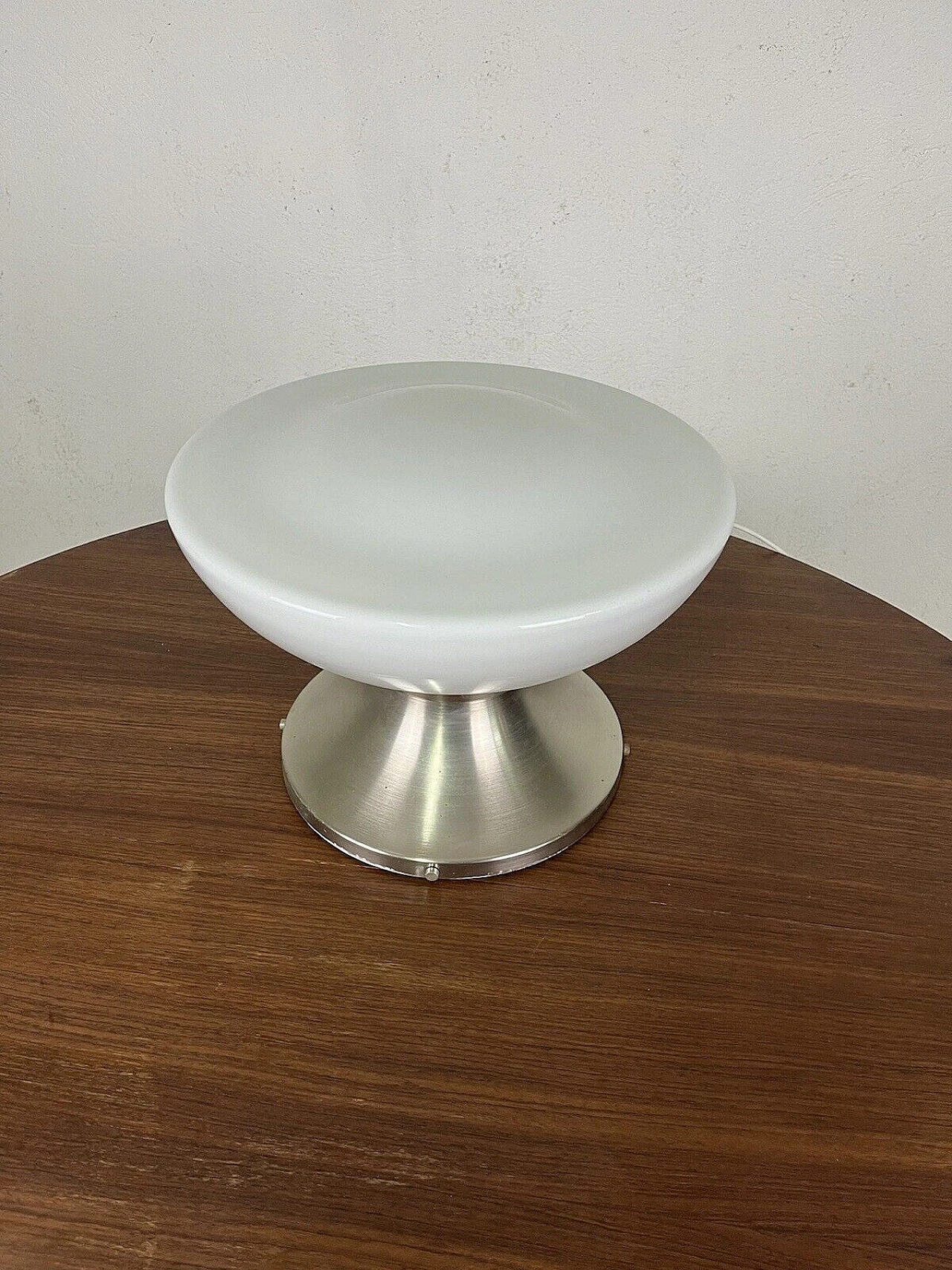 Space Age glass and metal table lamp, 1970s 13