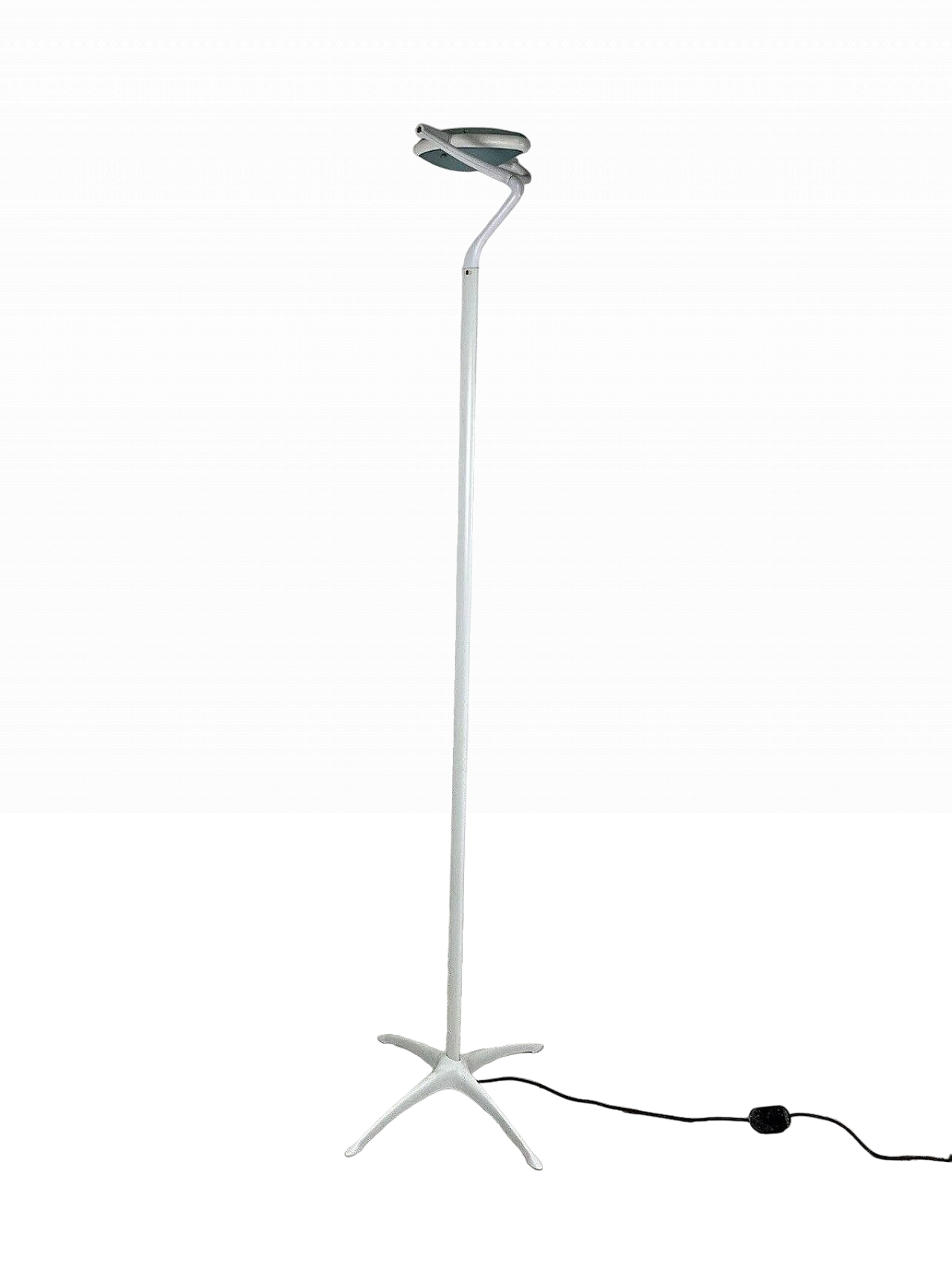 Metal and glass Istria floor lamp by Leucos, 1980s 2