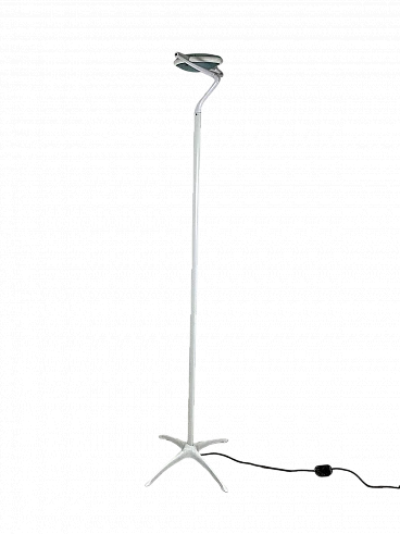 Metal and glass Istria floor lamp by Leucos, 1980s