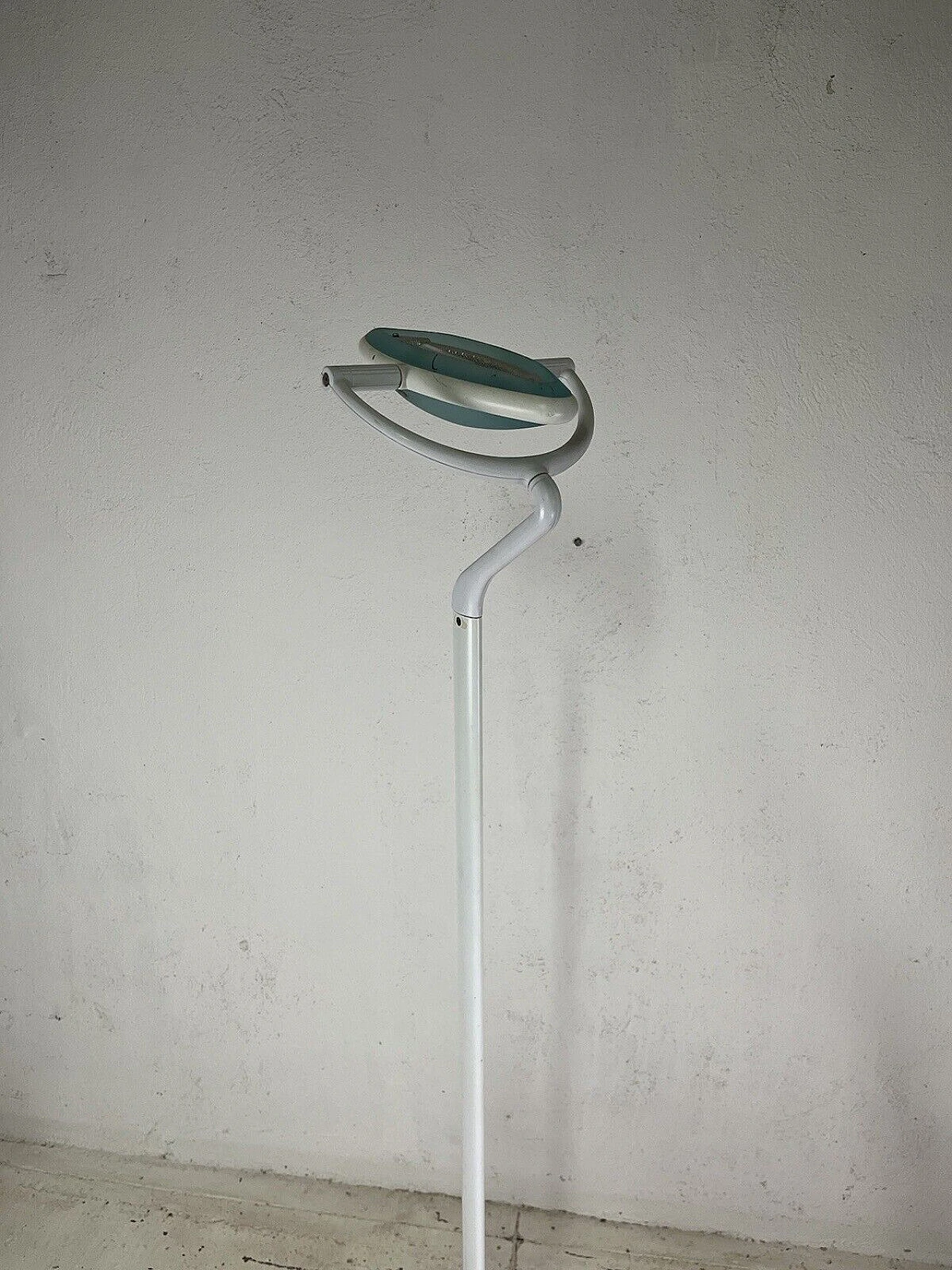 Metal and glass Istria floor lamp by Leucos, 1980s 5