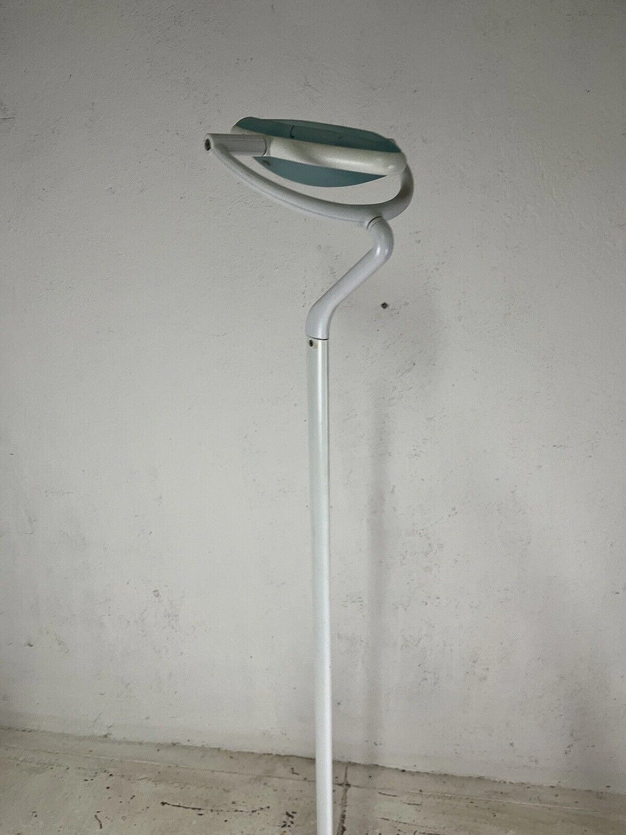 Metal and glass Istria floor lamp by Leucos, 1980s 6