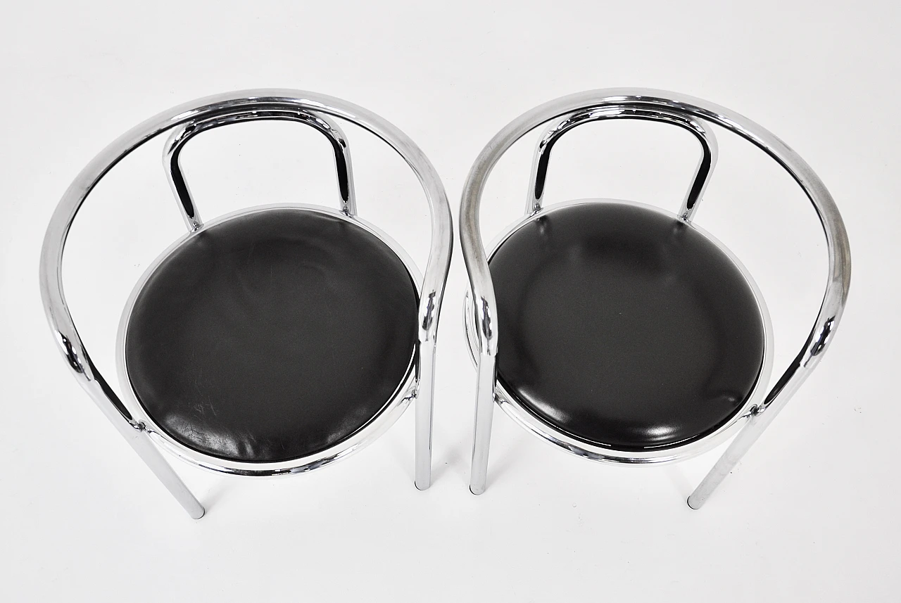 10 Locus Solus chairs by Gae Aulenti for Poltronova, 1960s 13