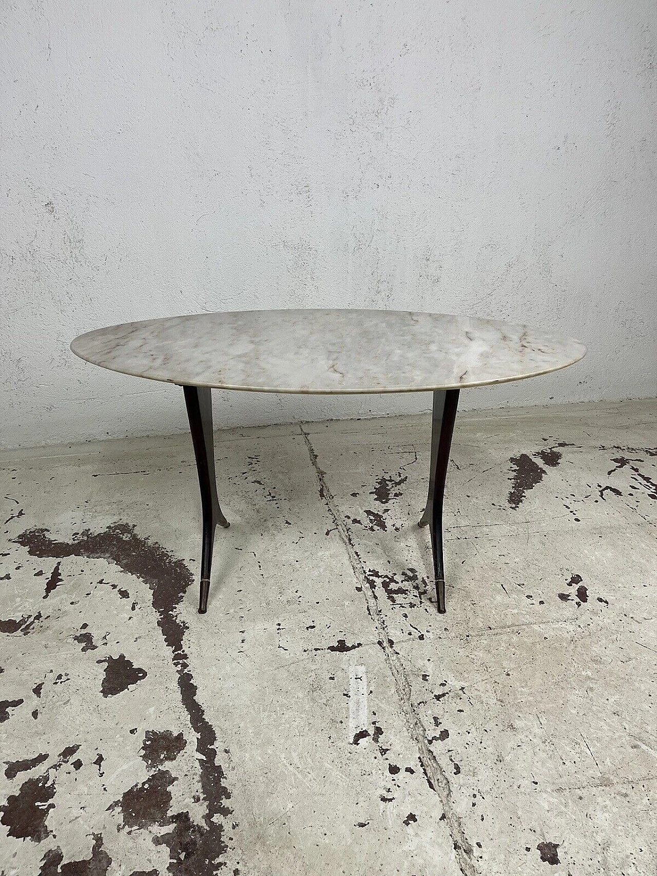 Wood and marble coffee table attributed to Guglielmo Ulrich, 1950s 14