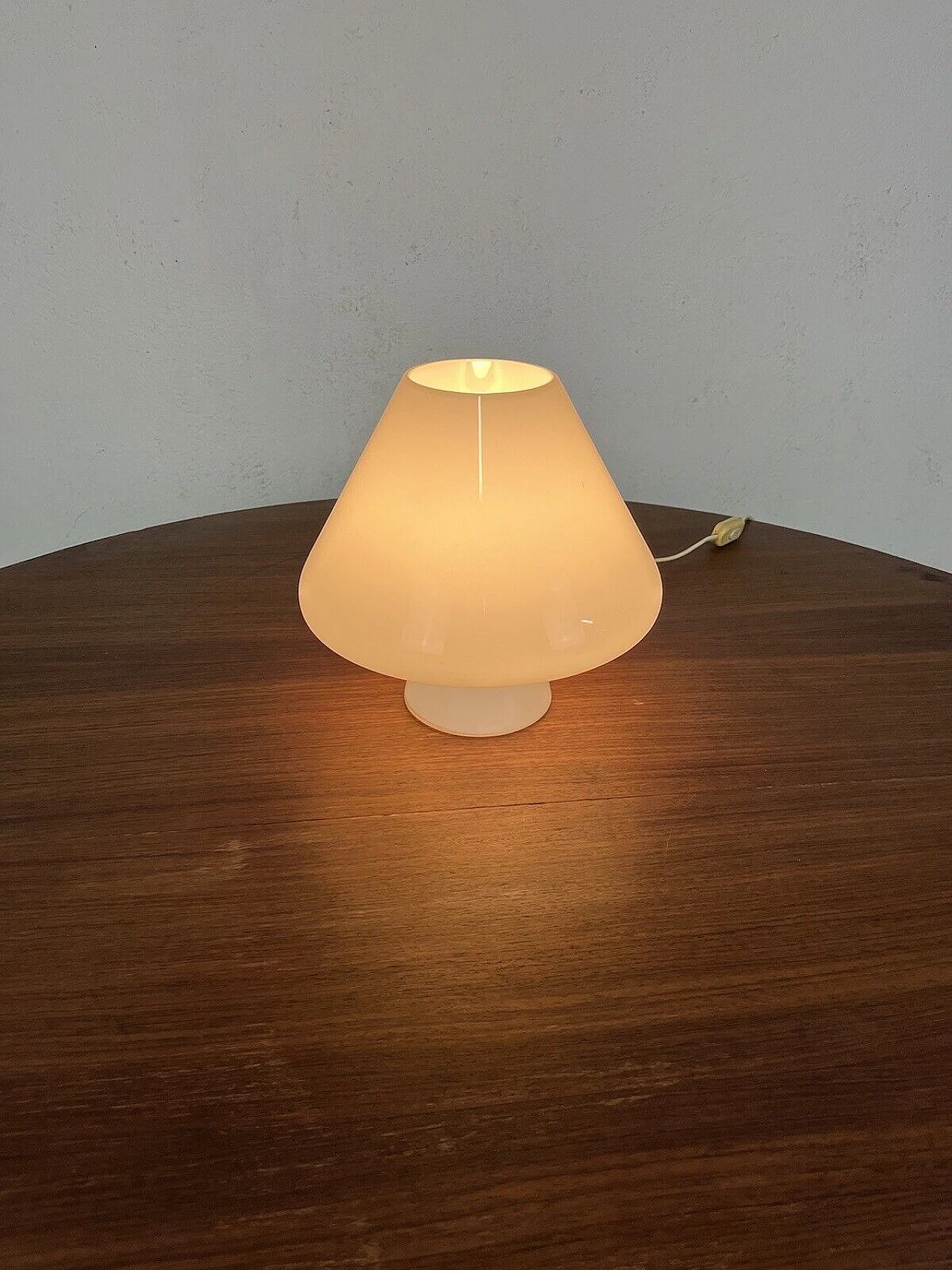 Space Age mushroom Murano glass table lamp, 1960s 3