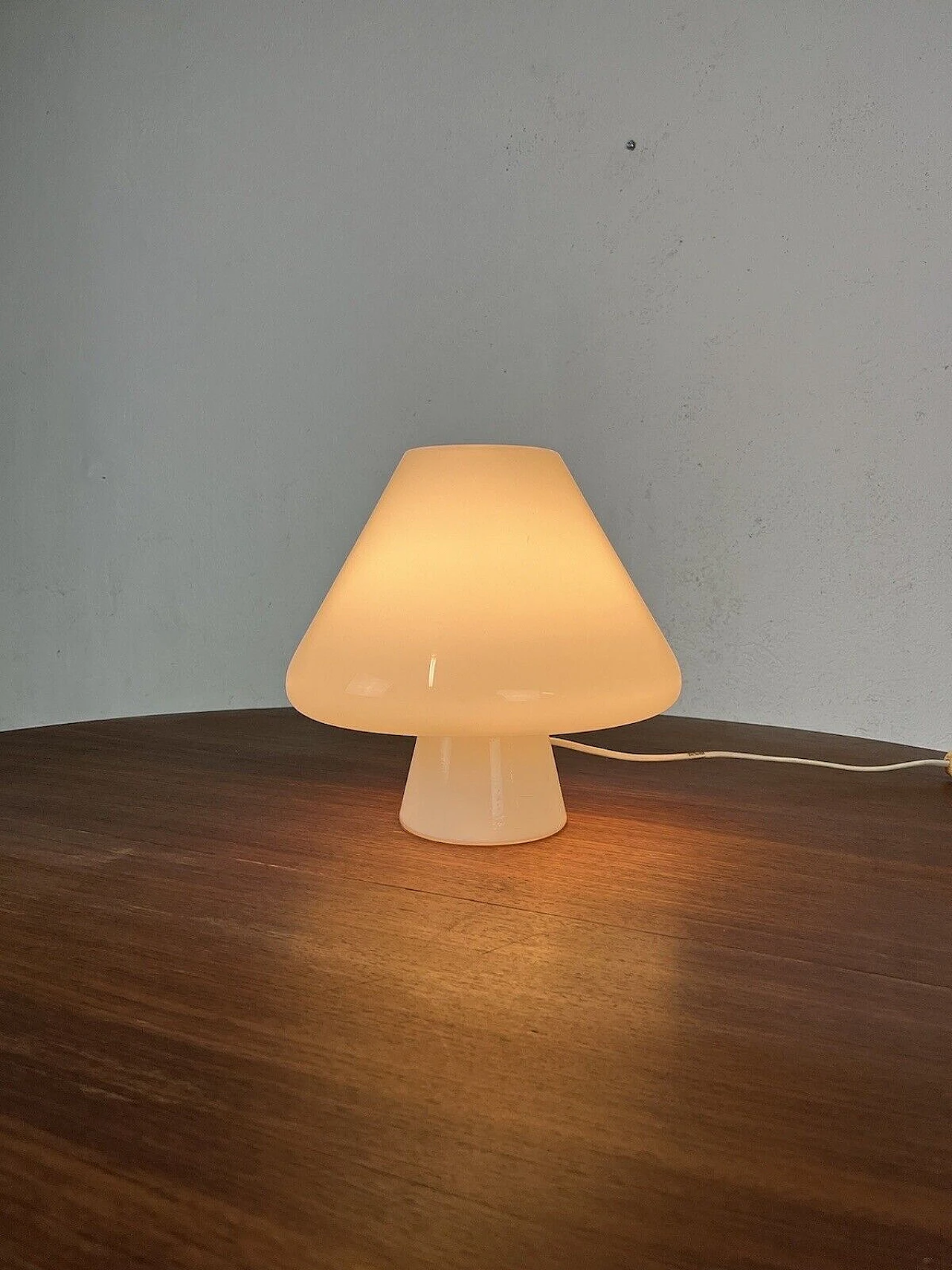 Space Age mushroom Murano glass table lamp, 1960s 5