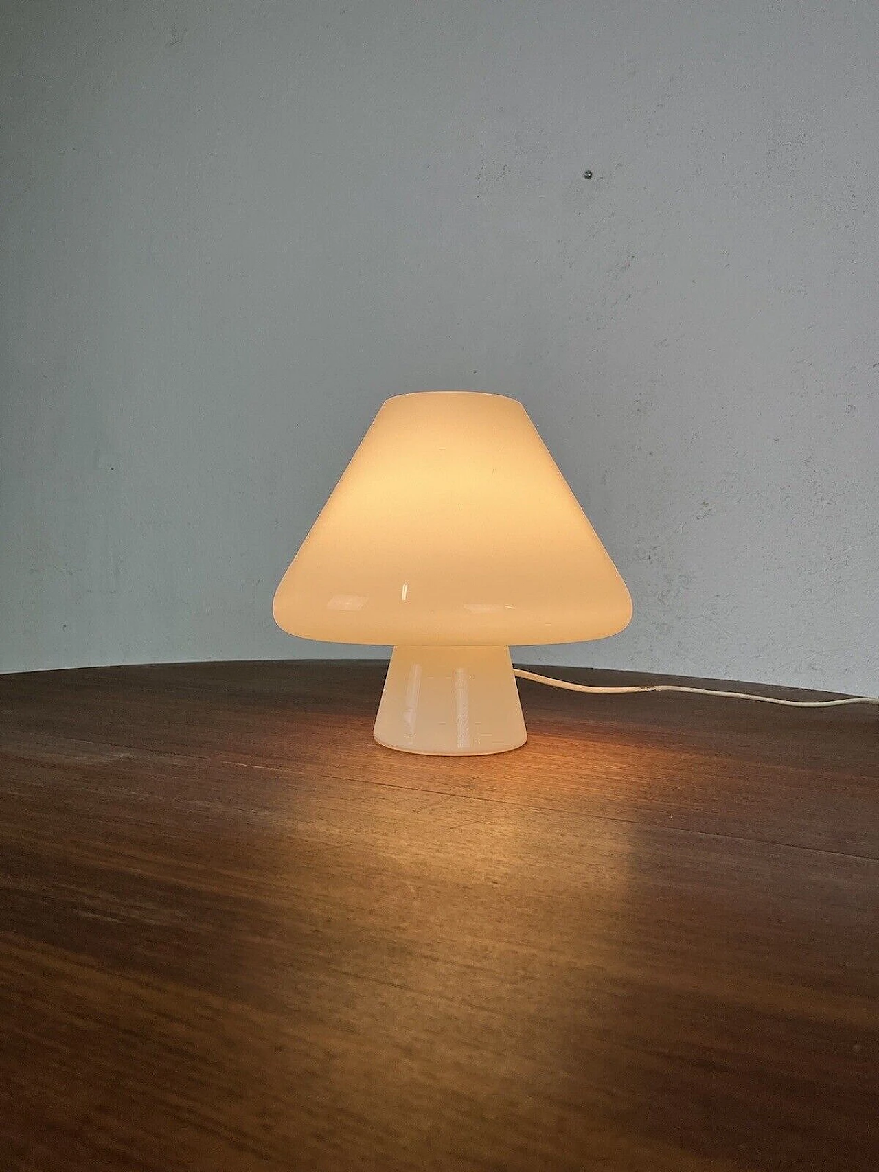 Space Age mushroom Murano glass table lamp, 1960s 6