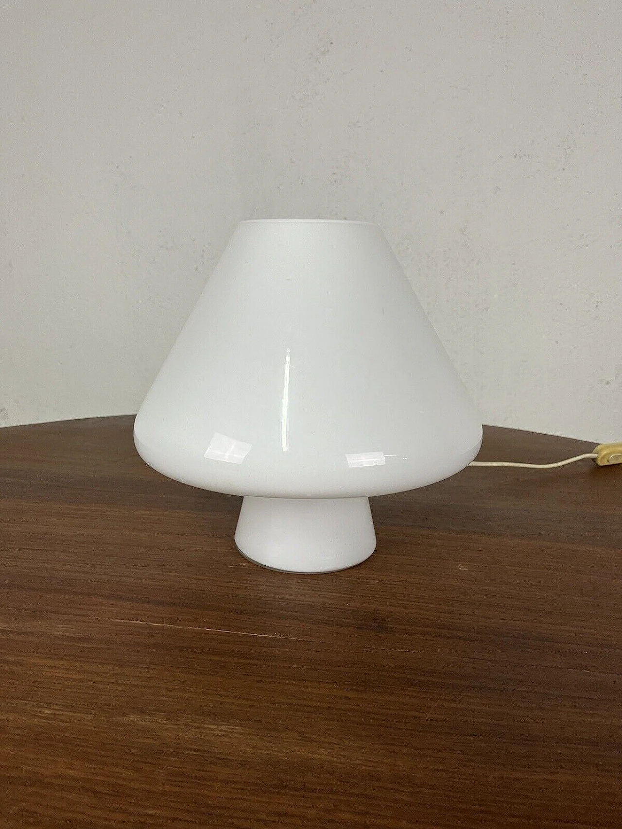 Space Age mushroom Murano glass table lamp, 1960s 11